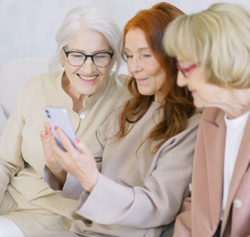 woman in video chatting